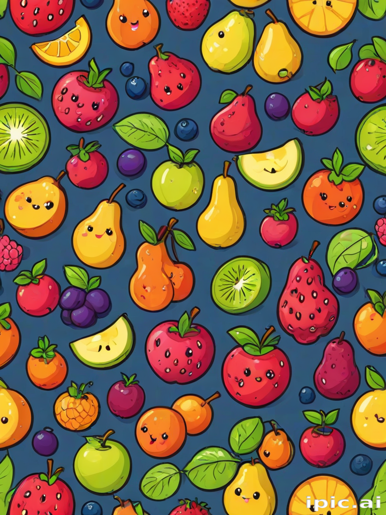 cartoon fruit