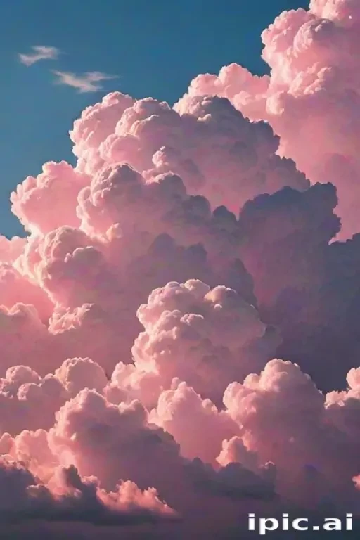 pink clouds wallpaper