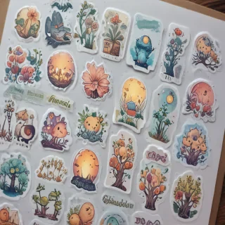 transparent cute stickers