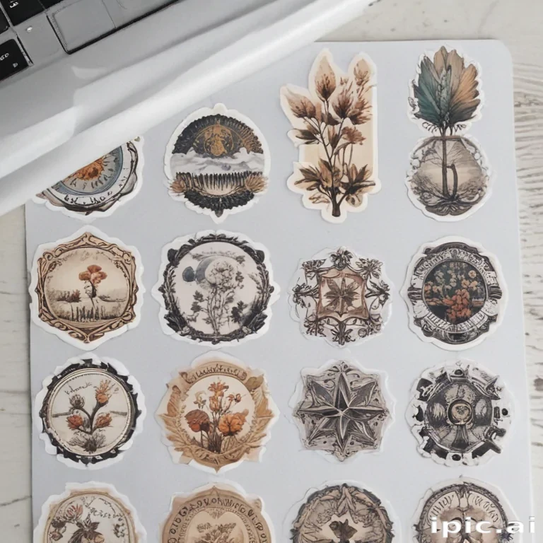 aesthetic stickers printable
