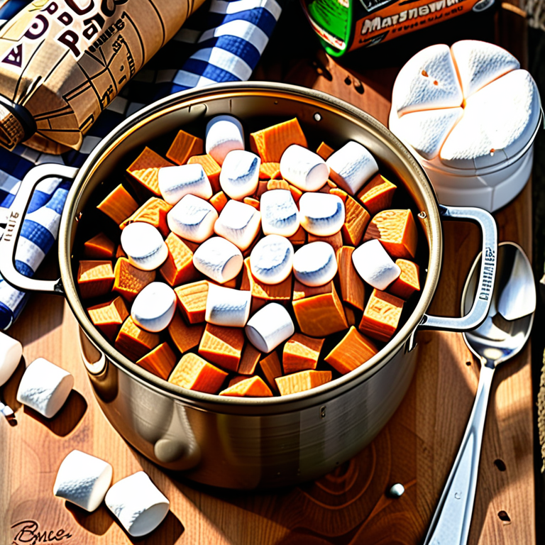 bruce's yams recipe on can with marshmallows