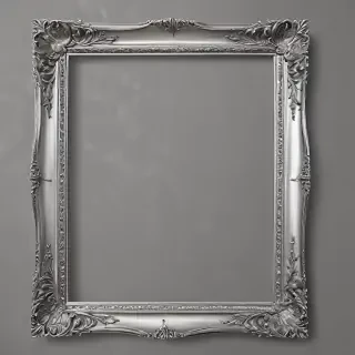 silver frame png