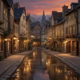 town background