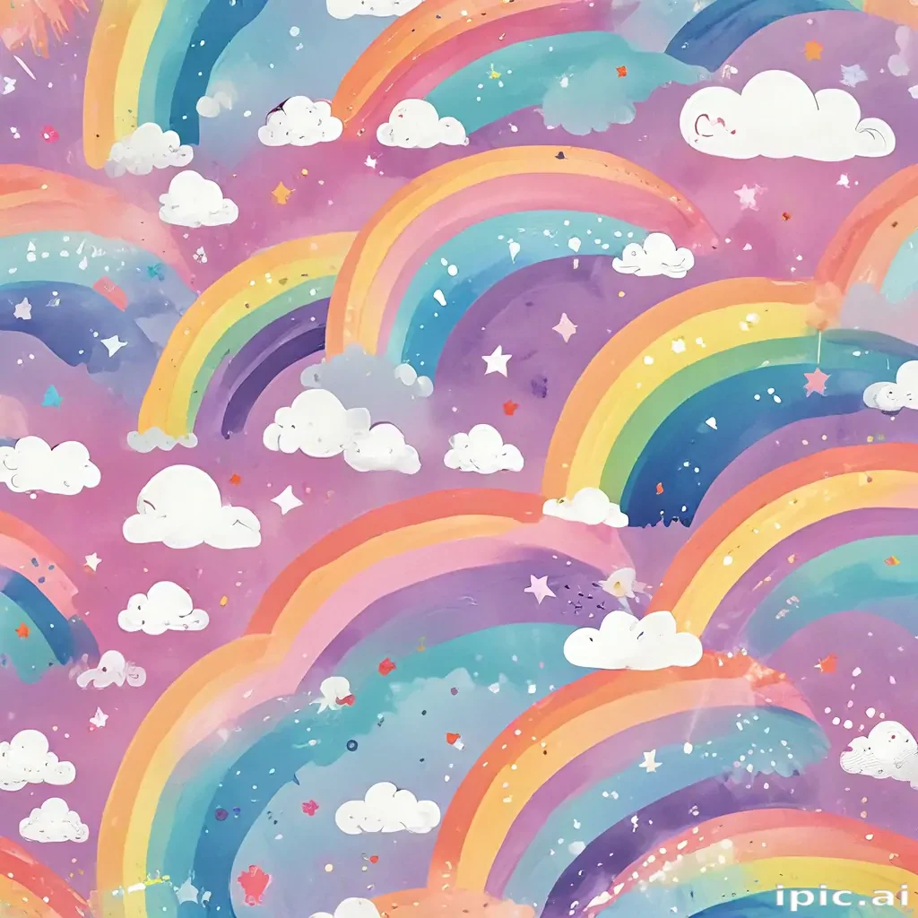 cute rainbow wallpaper