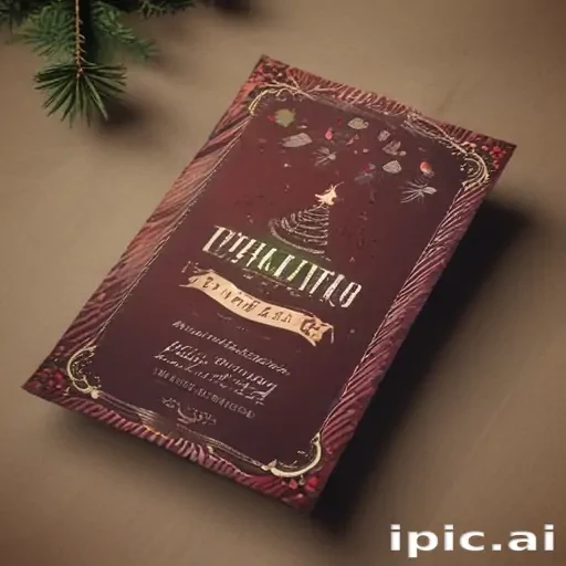 christmas card template psd