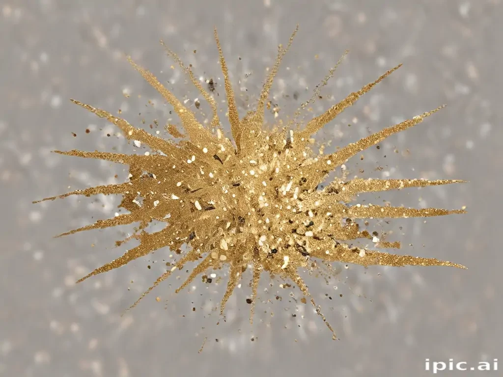 gold glitter png