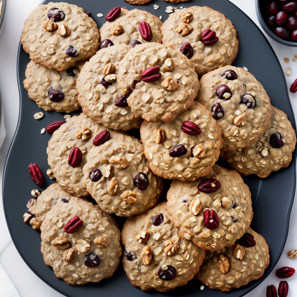 oatmeal cookies with cranberries and walnuts