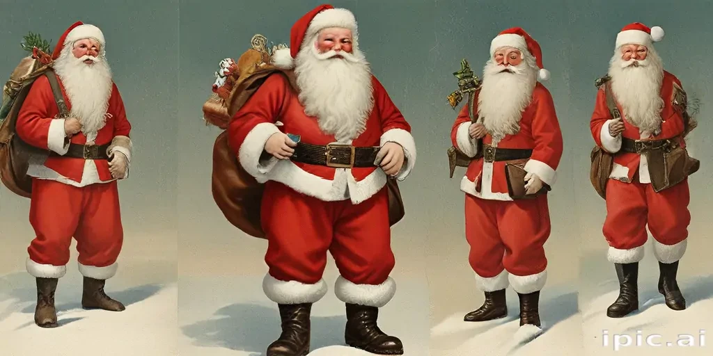 vintage santa images