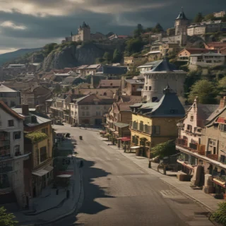 town background