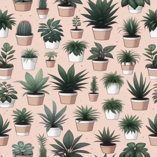 aesthetic plants background