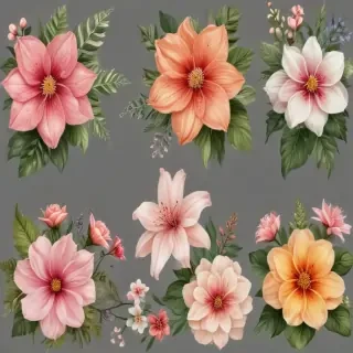 flower clipart transparent background