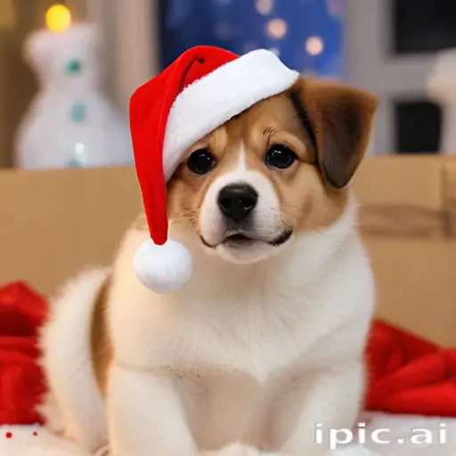 christmas dog wallpaper
