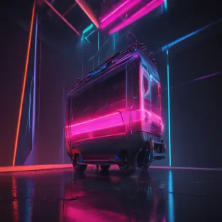 neon color background