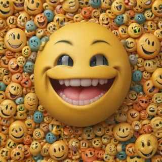 smiley face no background