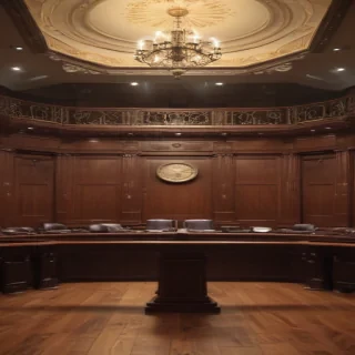court room background