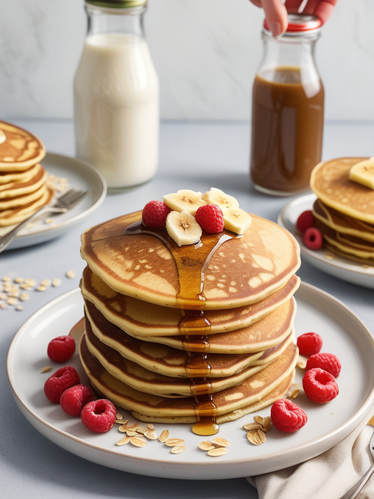 recipe for oat flour pancakes