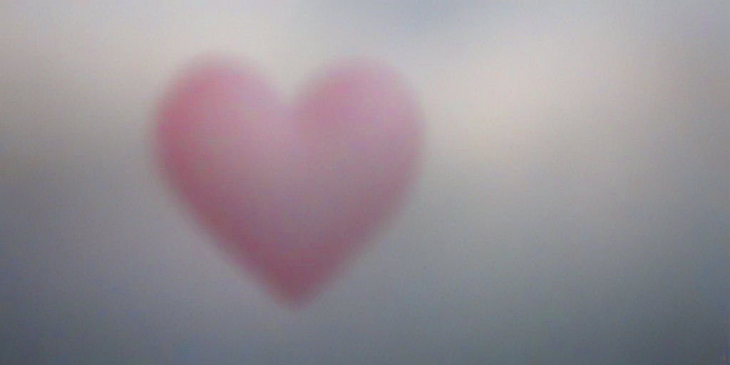 blurred heart