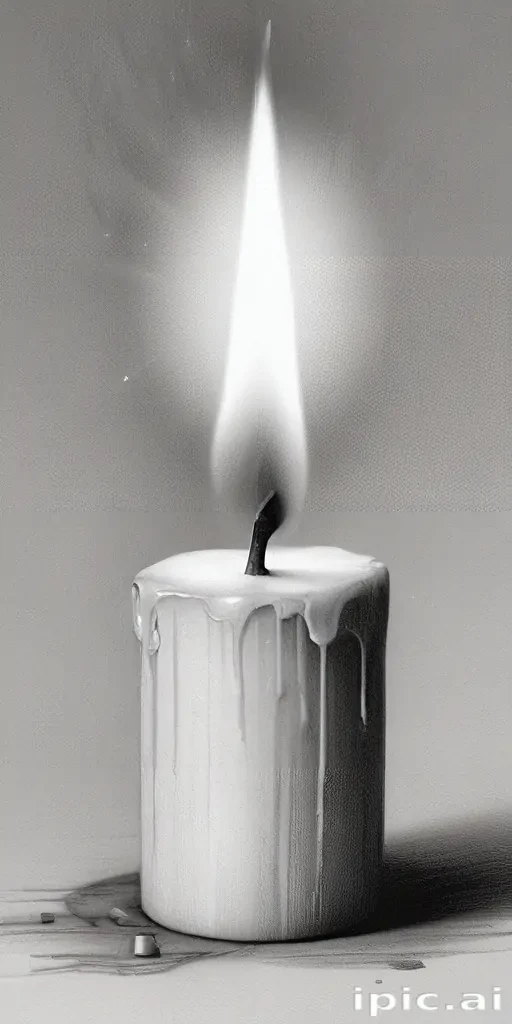 candle drawing