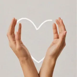 heart hands clipart