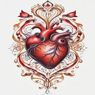 heart tattoo png