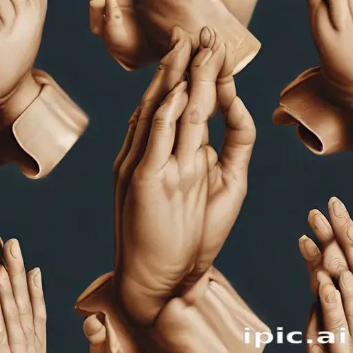 praying hands transparent