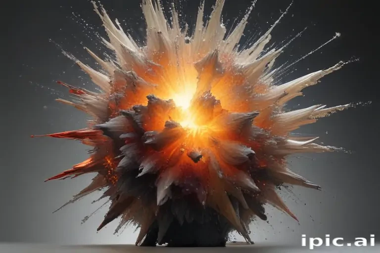 transparent explosion