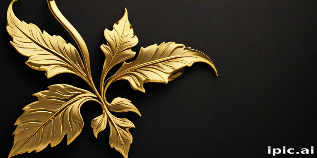 gold black background