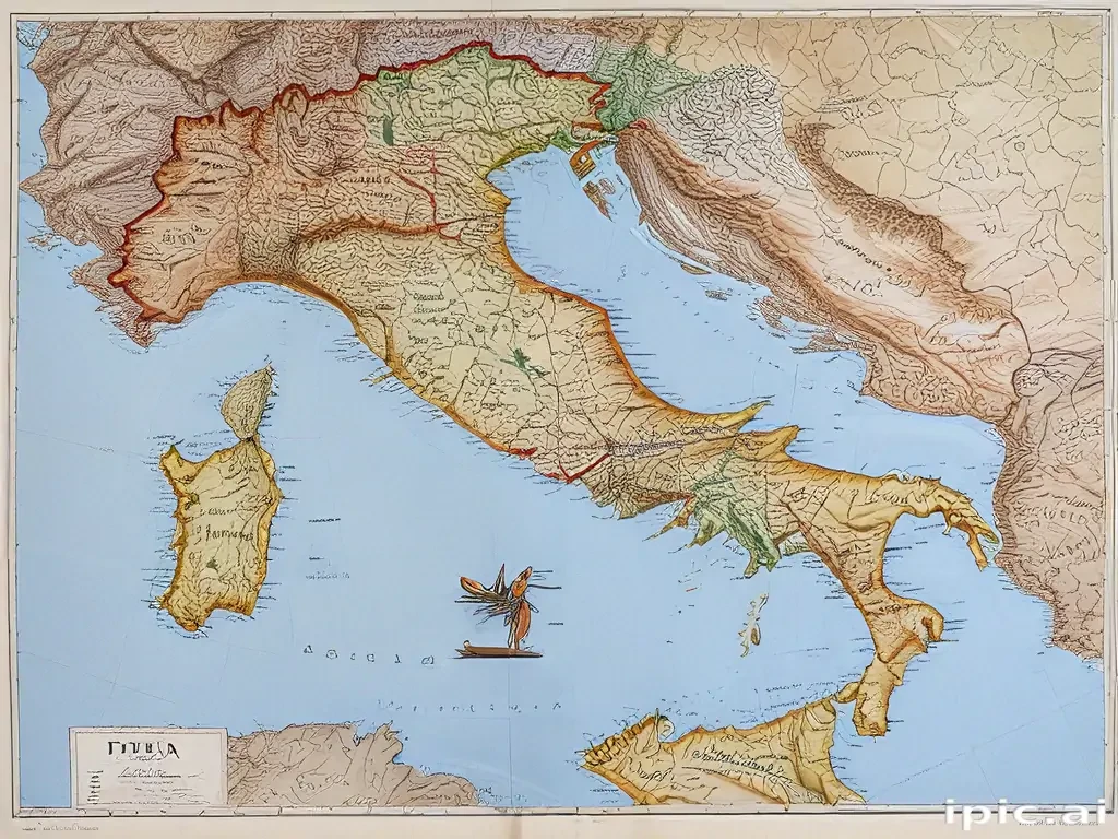 map of italy