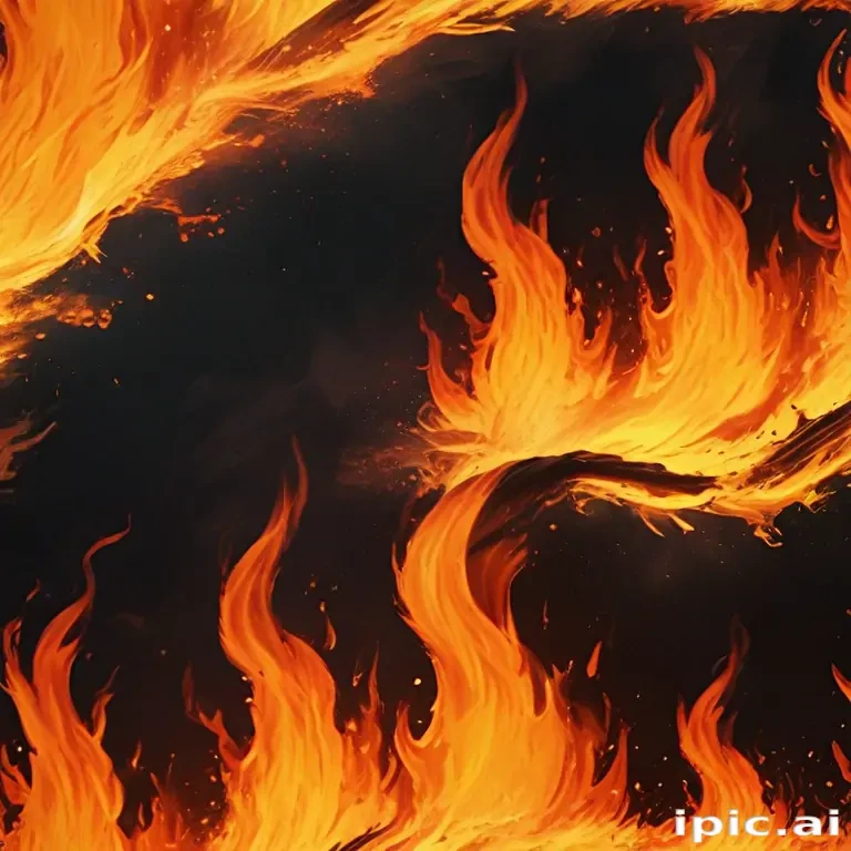 background on fire