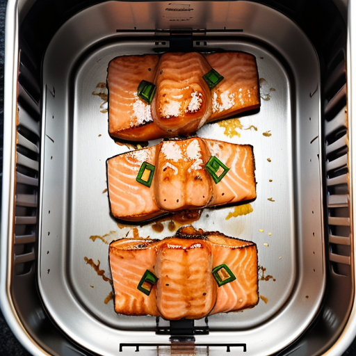 honey glazed salmon air fryer
