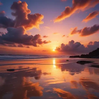 aesthetic sunset wallpaper