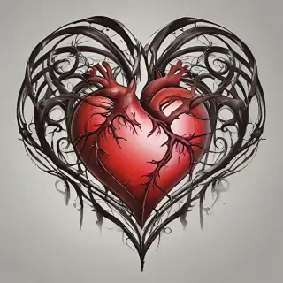heart tattoo png