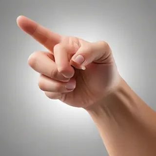 pointing finger png