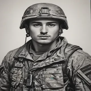 army drawing