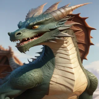 cartoon of a dragon