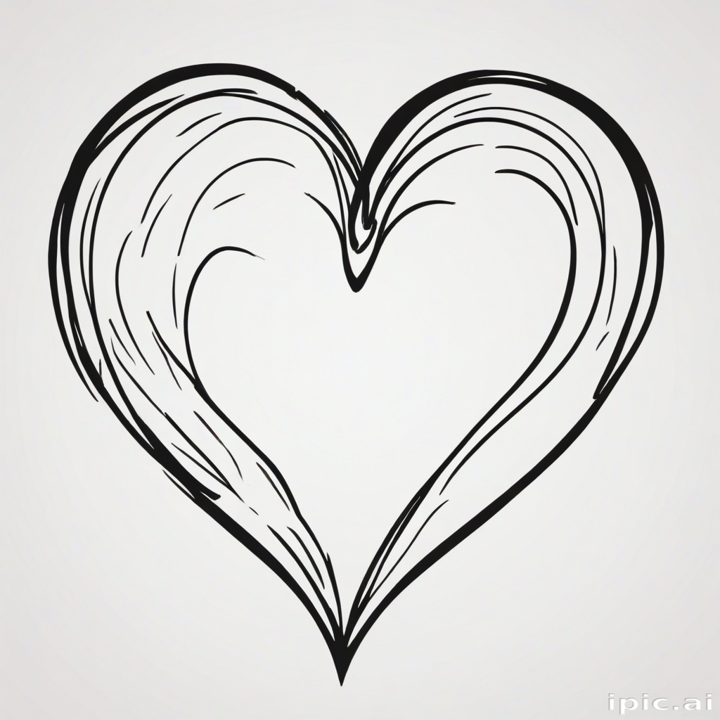 outline heart png