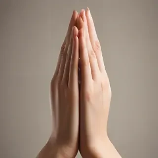 prayer hands transparent background