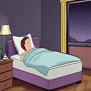 sleep cartoon