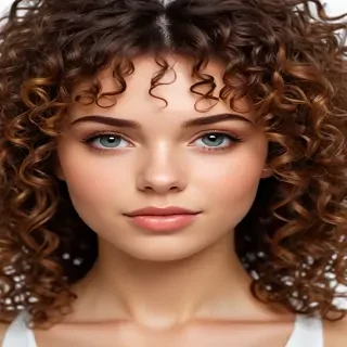 curly hair png