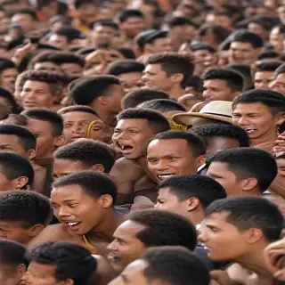 crowded png