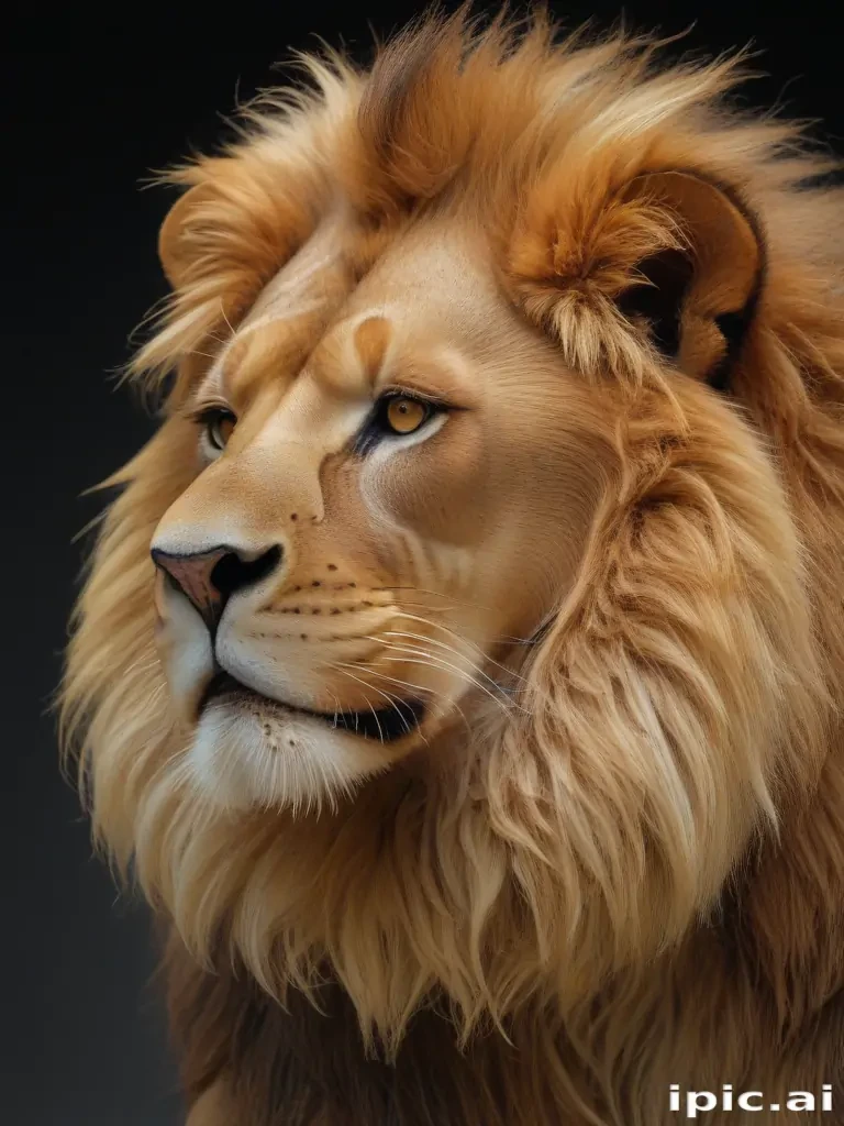 transparent lion