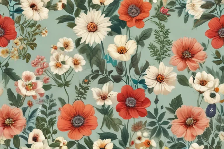 vintage flower illustration