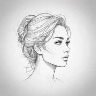 transparent line art