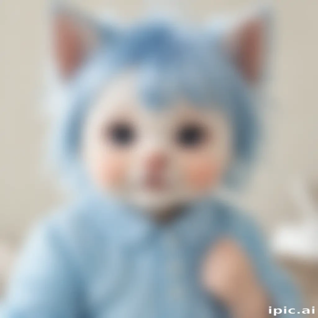 cute blue