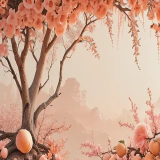 peach aesthetic wallpaper