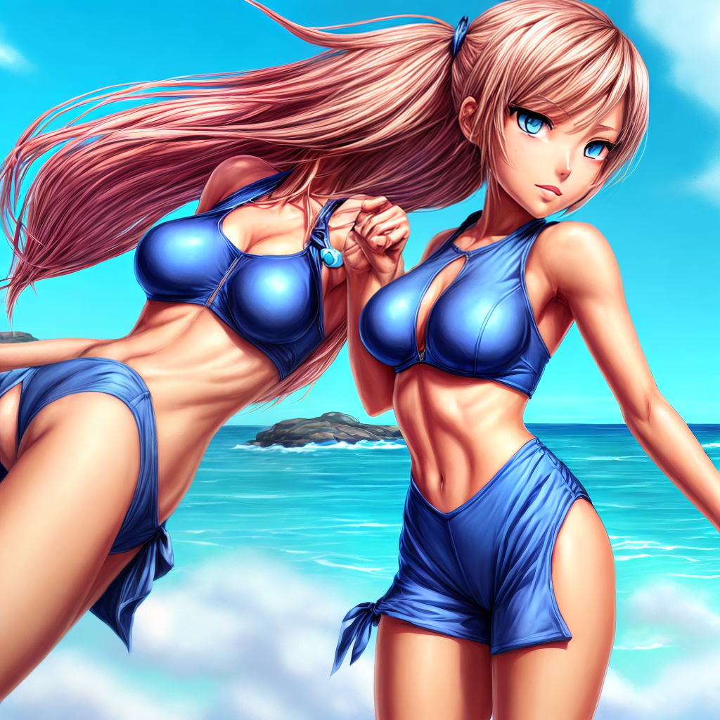 Ai Image Generator - Ai Art Generator - High Quality and 100% Unique Images  - iPic.Ai Astrid Hofferson, swimsuit, anime art style, artistic