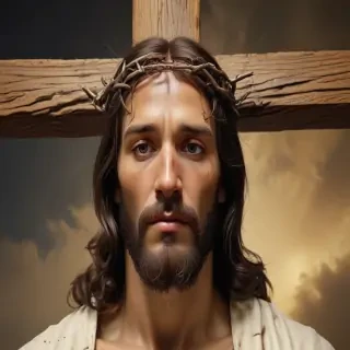picture of jesus on cross