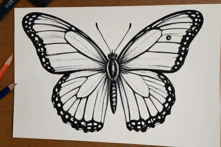 butterfly images to draw