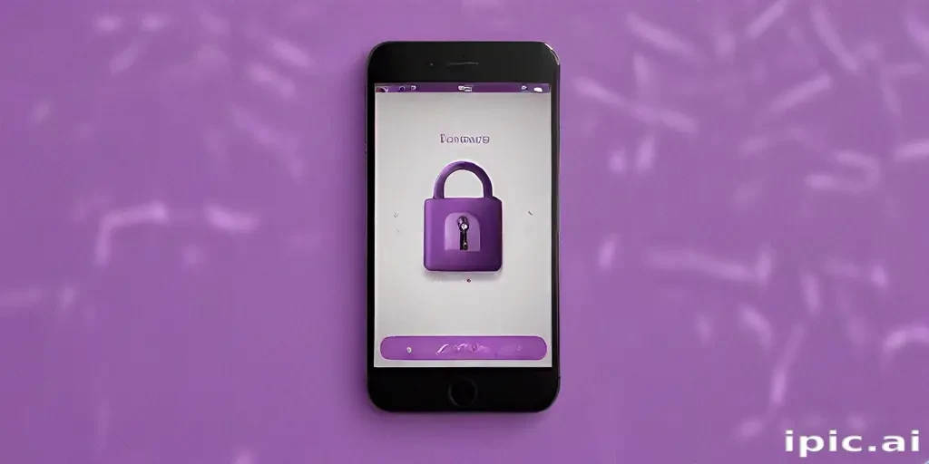 purple lock screen