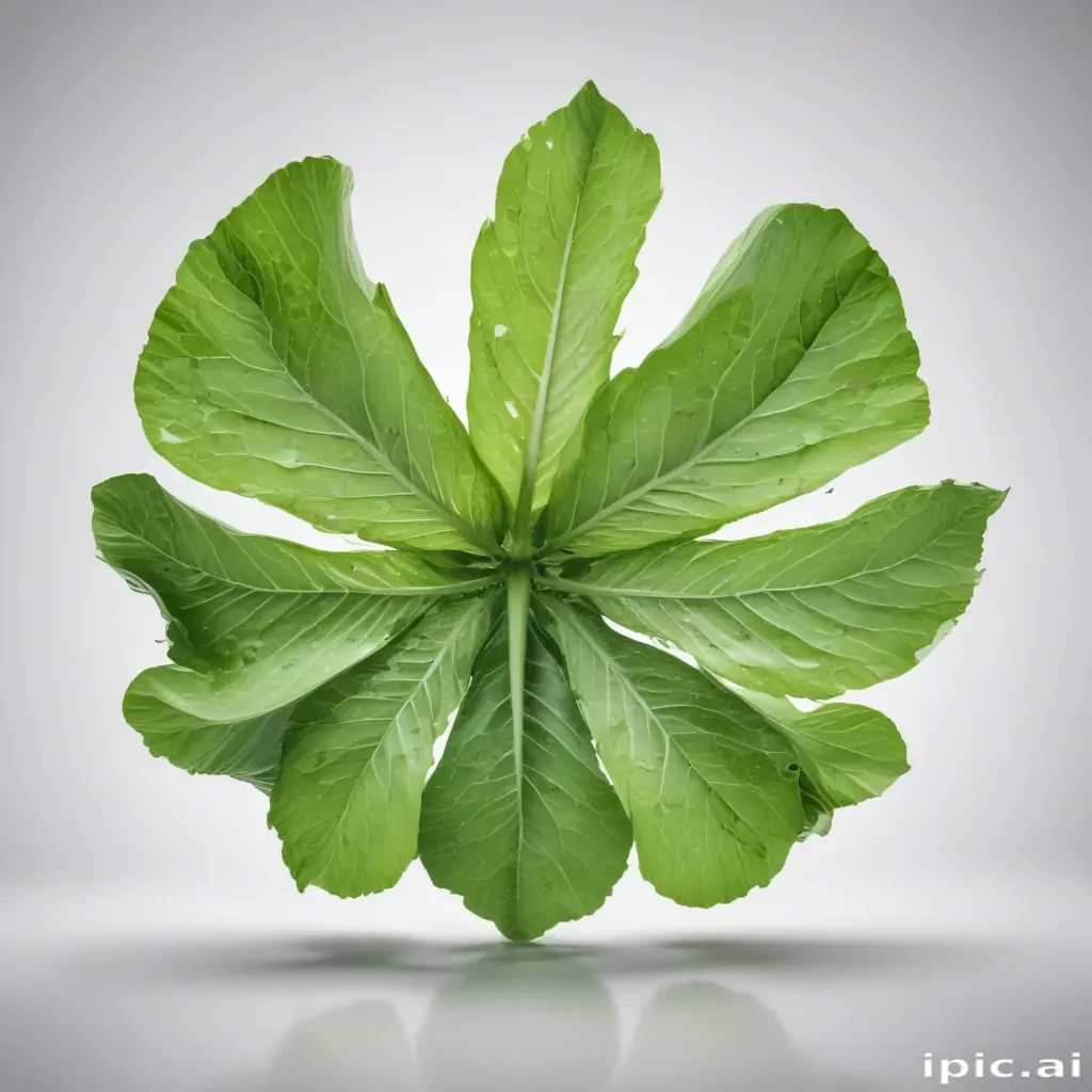 green on white background